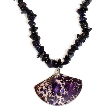 Дамско колие Blue Aventurine Emotional Balance